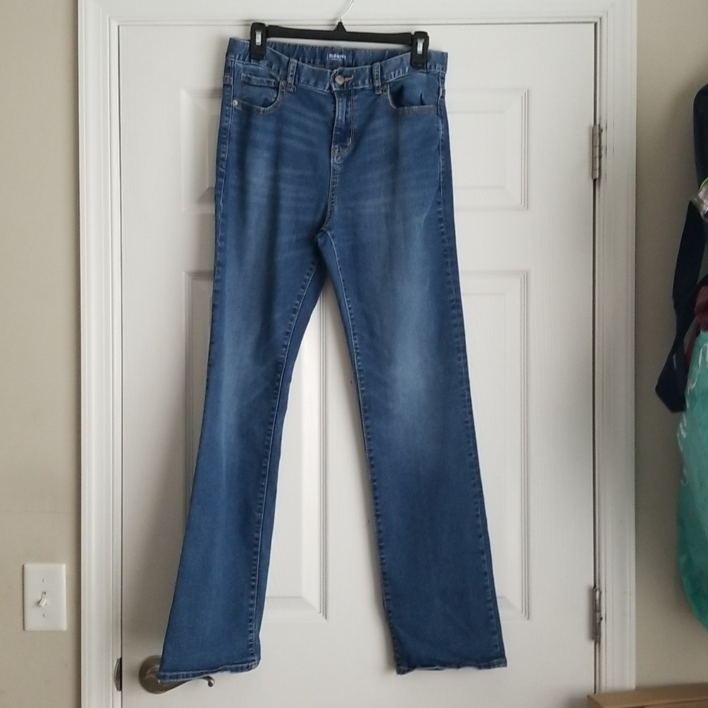 Old Navy Boy's Adjustable Waist Straight Leg Jeans